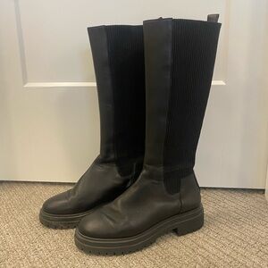 Bobbie’s Paris Black Knee-High Boots